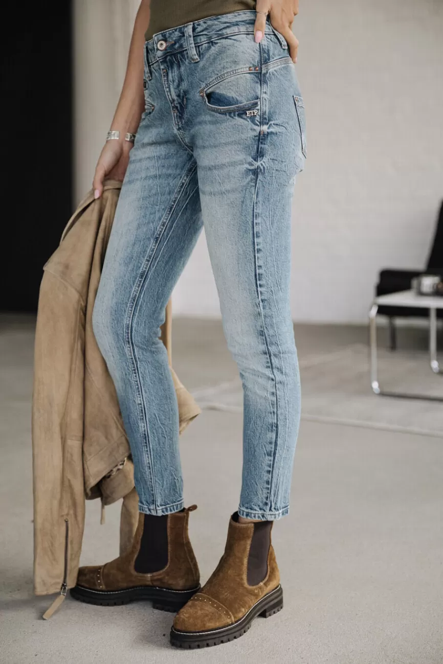 Pantalon Femme Alexa Freeman T.Porter - Taille Haute Coupe Courte Printemps-Été, Style Urbain Confortable SDM