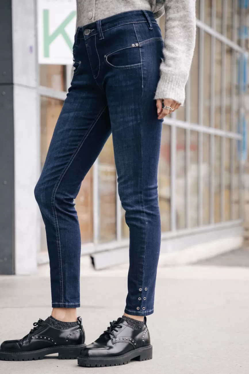 Pantalon Freeman T. Porter Alexa - Taille Haute Élégante, Coupe Courte Femme - Printemps 2024