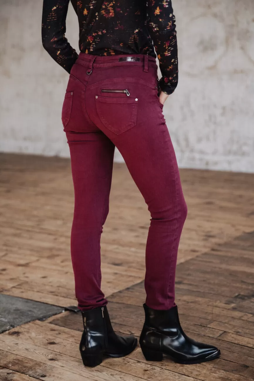 Découvrez le Jean Alexa Taille Haute Femme Freeman T. Porter - Teinture Miracle et Confort Ultime à la Coupe Flatante