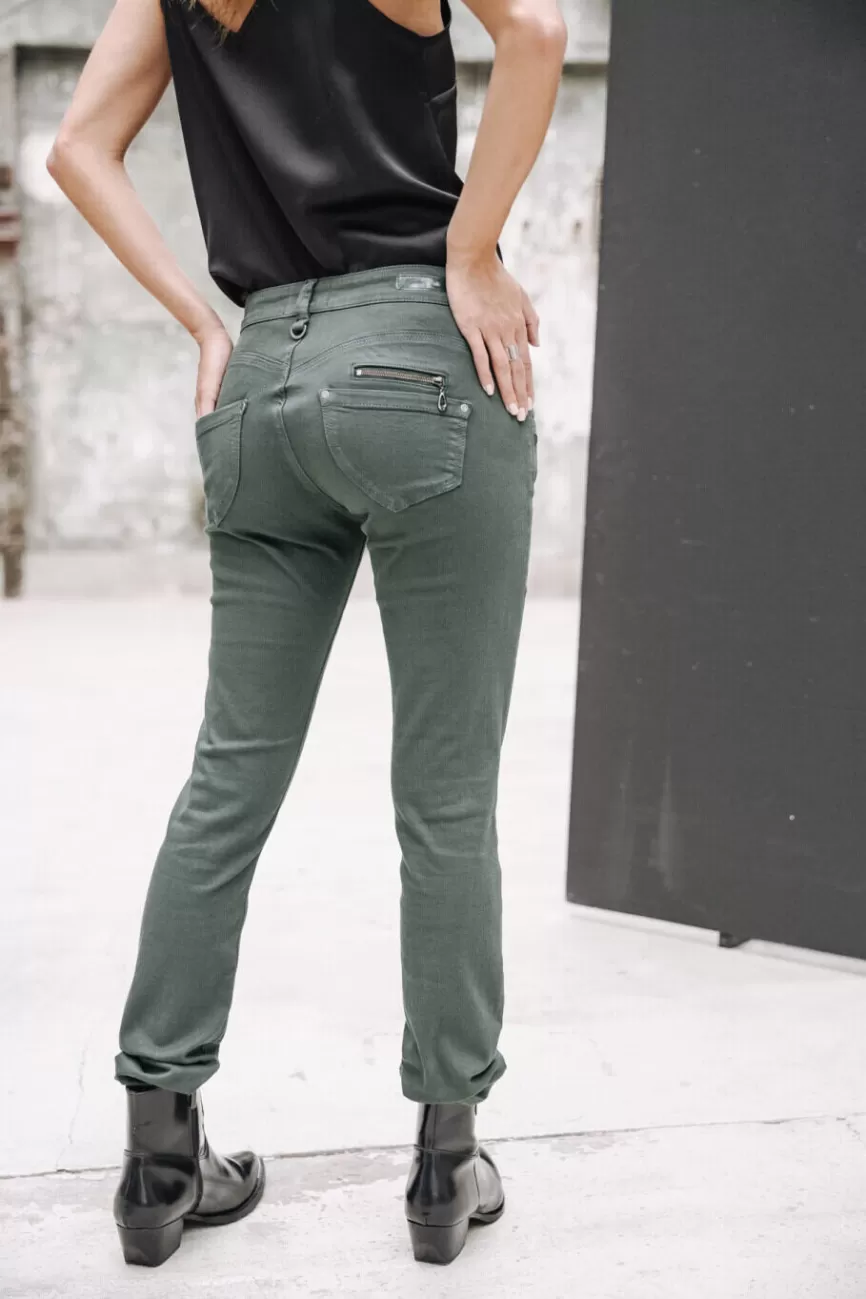 Freeman T. Porter - Pantalon Femme Alexa Taille Haute avec Teinte Énergisante Nouvelle Génération