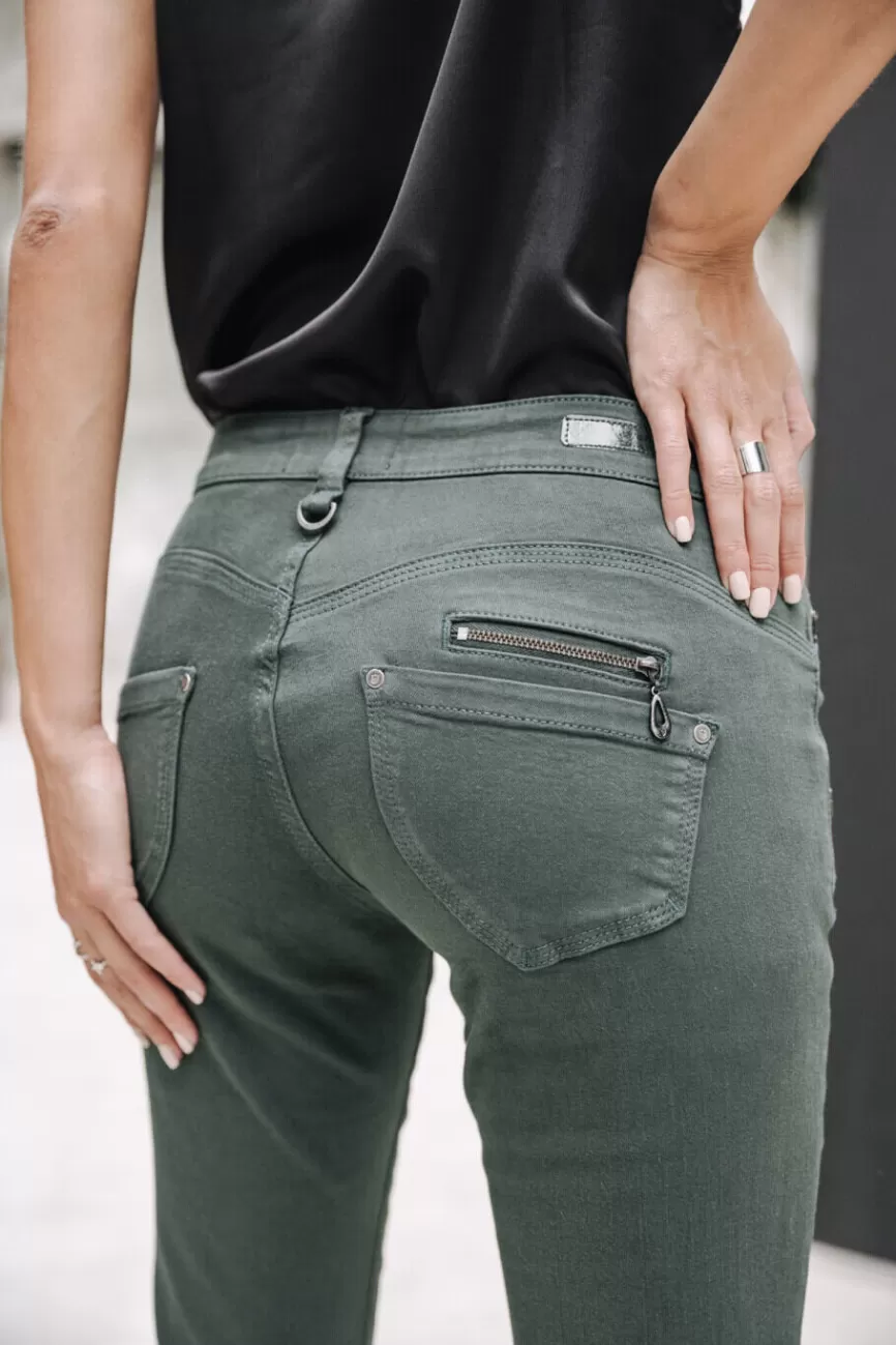 Freeman T. Porter - Pantalon Femme Alexa Taille Haute avec Teinte Énergisante Nouvelle Génération