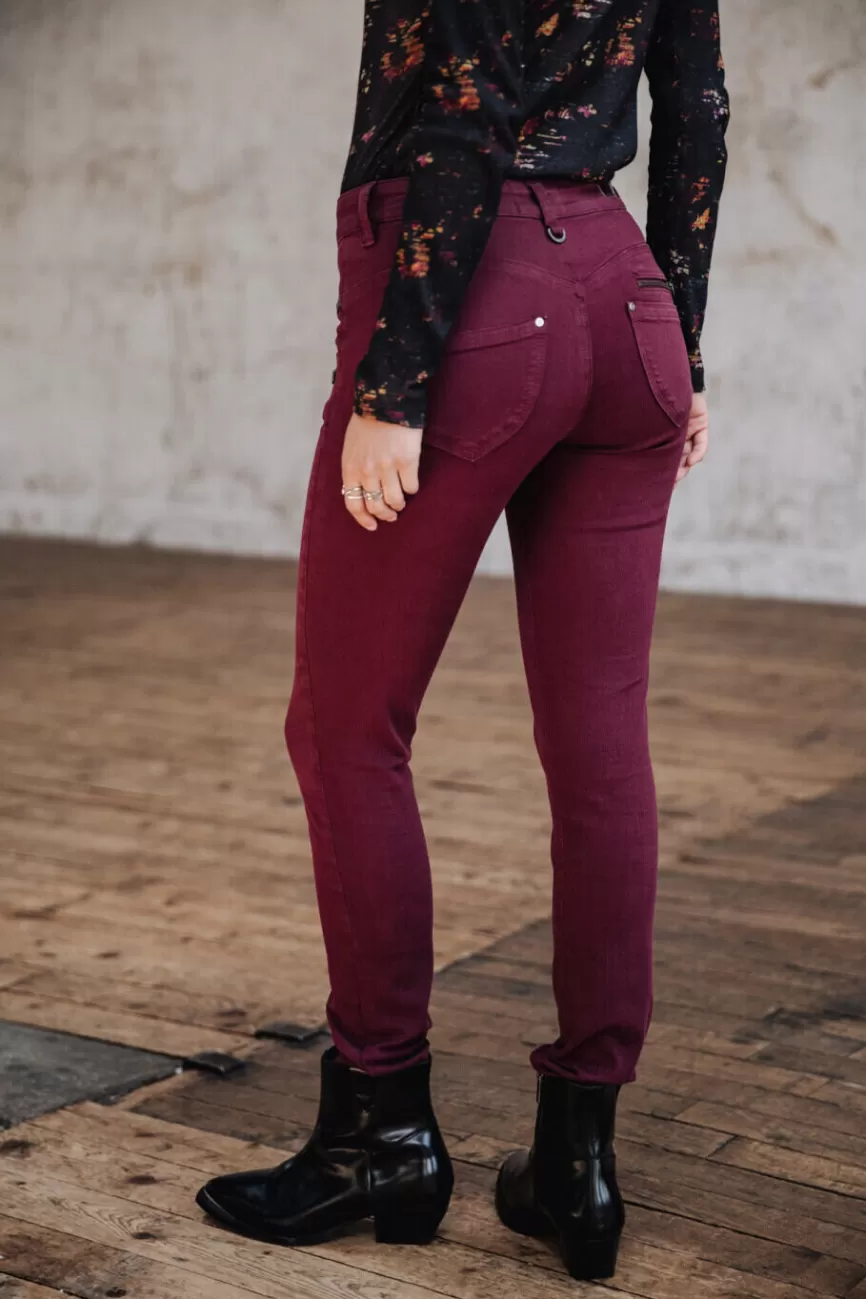 Découvrez le Jean Alexa Taille Haute Femme Freeman T. Porter - Teinture Miracle et Confort Ultime à la Coupe Flatante