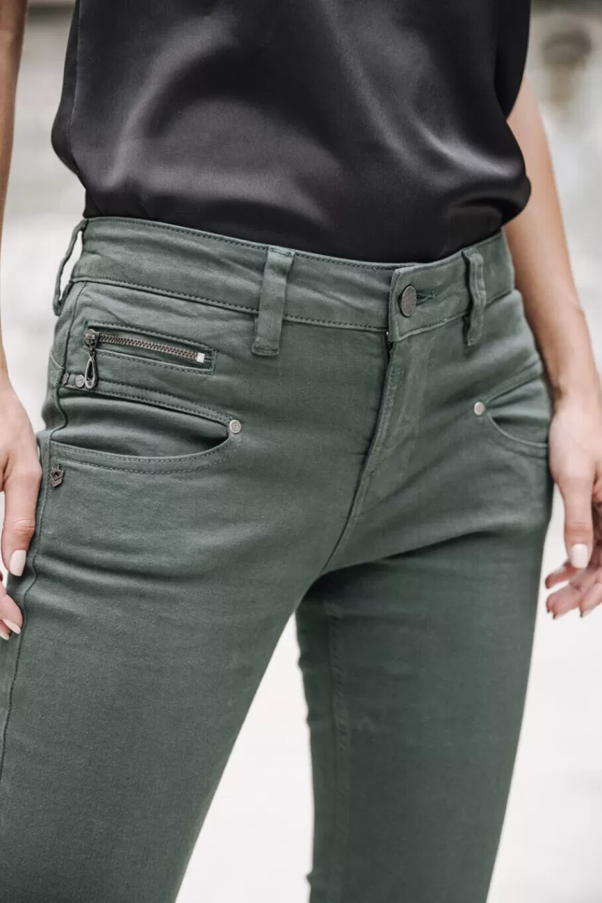 Freeman T. Porter - Pantalon Femme Alexa Taille Haute avec Teinte Énergisante Nouvelle Génération