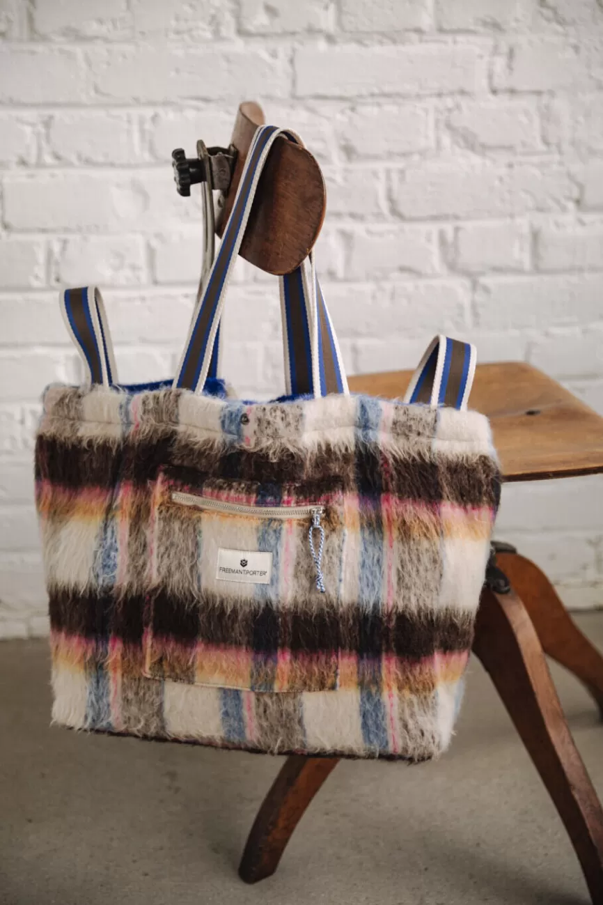 Sac bandoulière femme Coletta - Design intemporel Freeman T. Porter - Cuir végan élégant avec détails métallisés