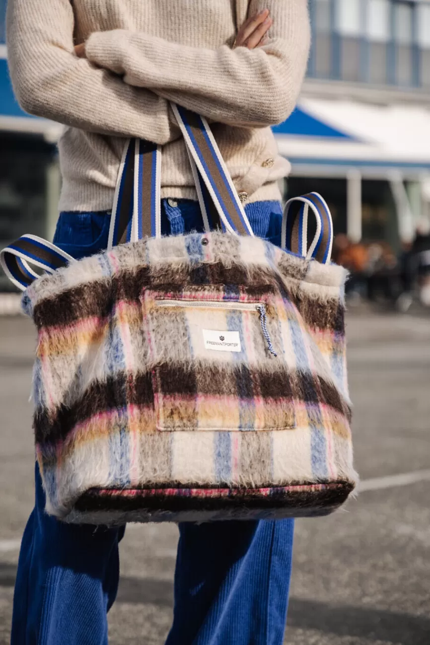 Sac bandoulière femme Coletta - Design intemporel Freeman T. Porter - Cuir végan élégant avec détails métallisés