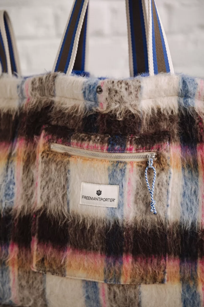 Sac bandoulière femme Coletta - Design intemporel Freeman T. Porter - Cuir végan élégant avec détails métallisés