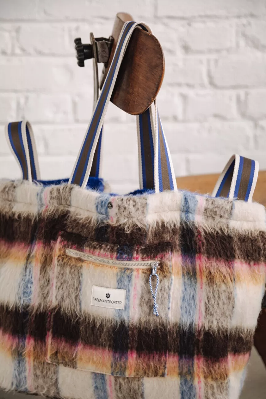 Sac bandoulière femme Coletta - Design intemporel Freeman T. Porter - Cuir végan élégant avec détails métallisés