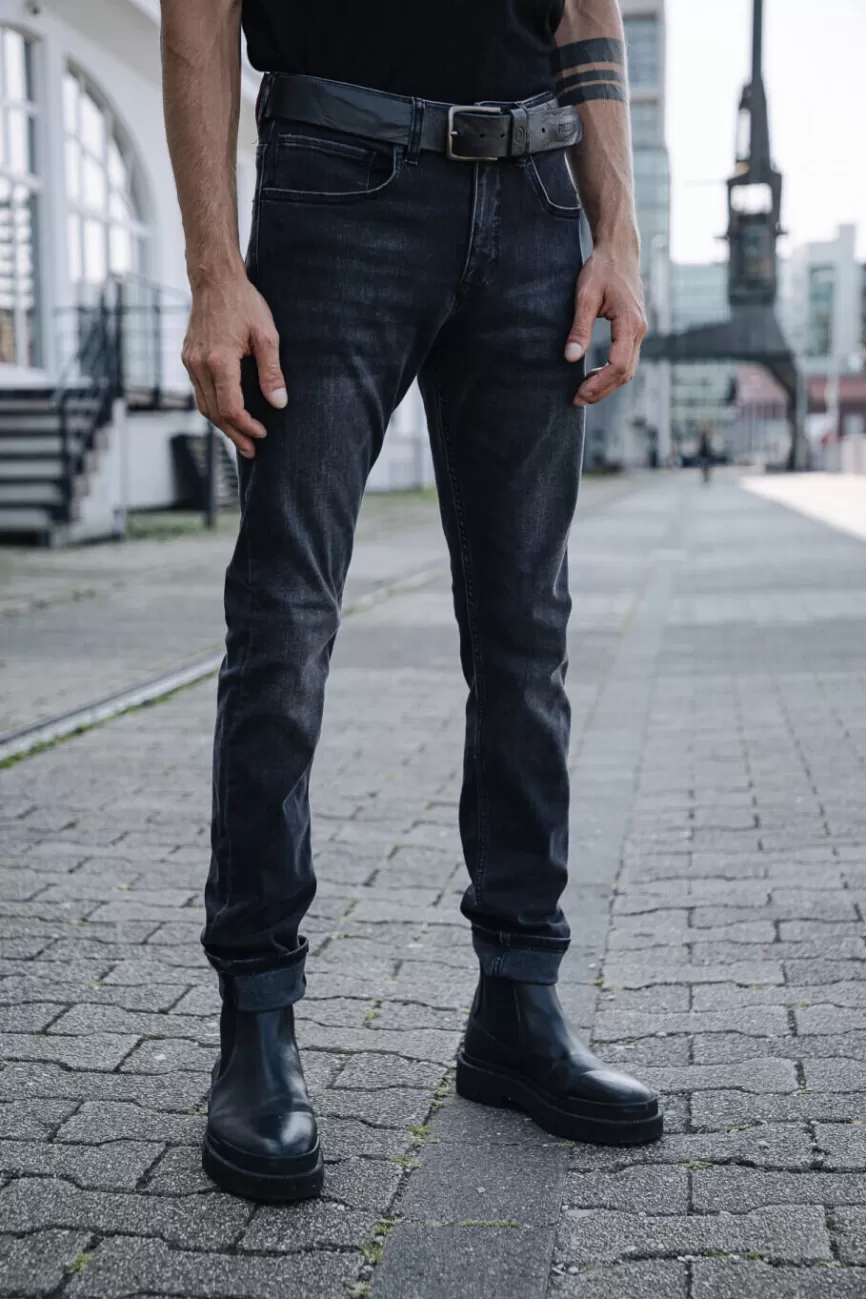 Jean Slim Dustée Homme - Modèle Freeman T.Porter S-SDM - Coupe ajustée durable en denim premium