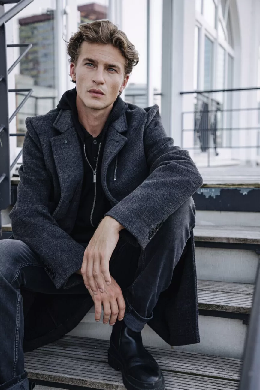 Jean Slim Dustée Homme - Modèle Freeman T.Porter S-SDM - Coupe ajustée durable en denim premium