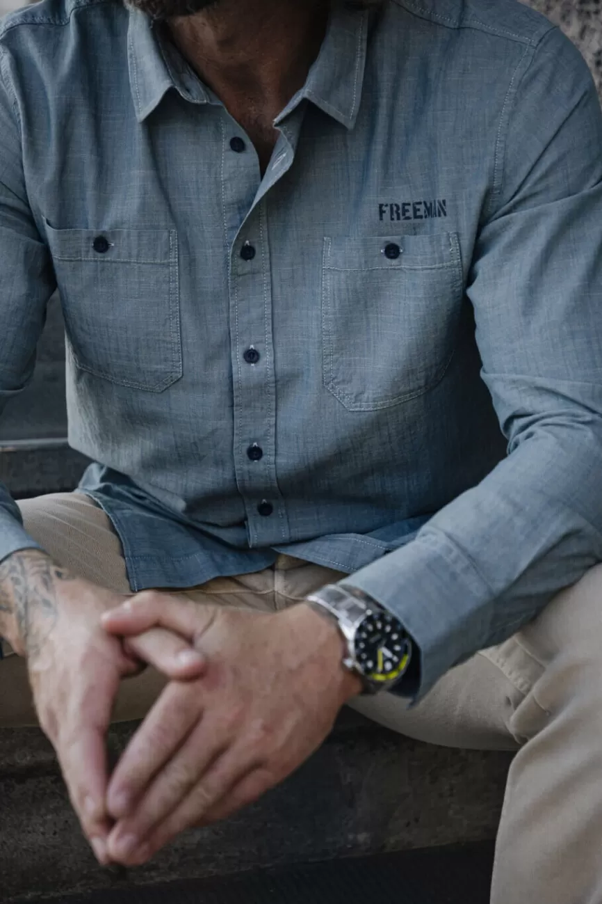 Jean droit Freeman T. Porter - Modèle Glenn ML en toile denim résistante pour homme (style décontracté ajusté)