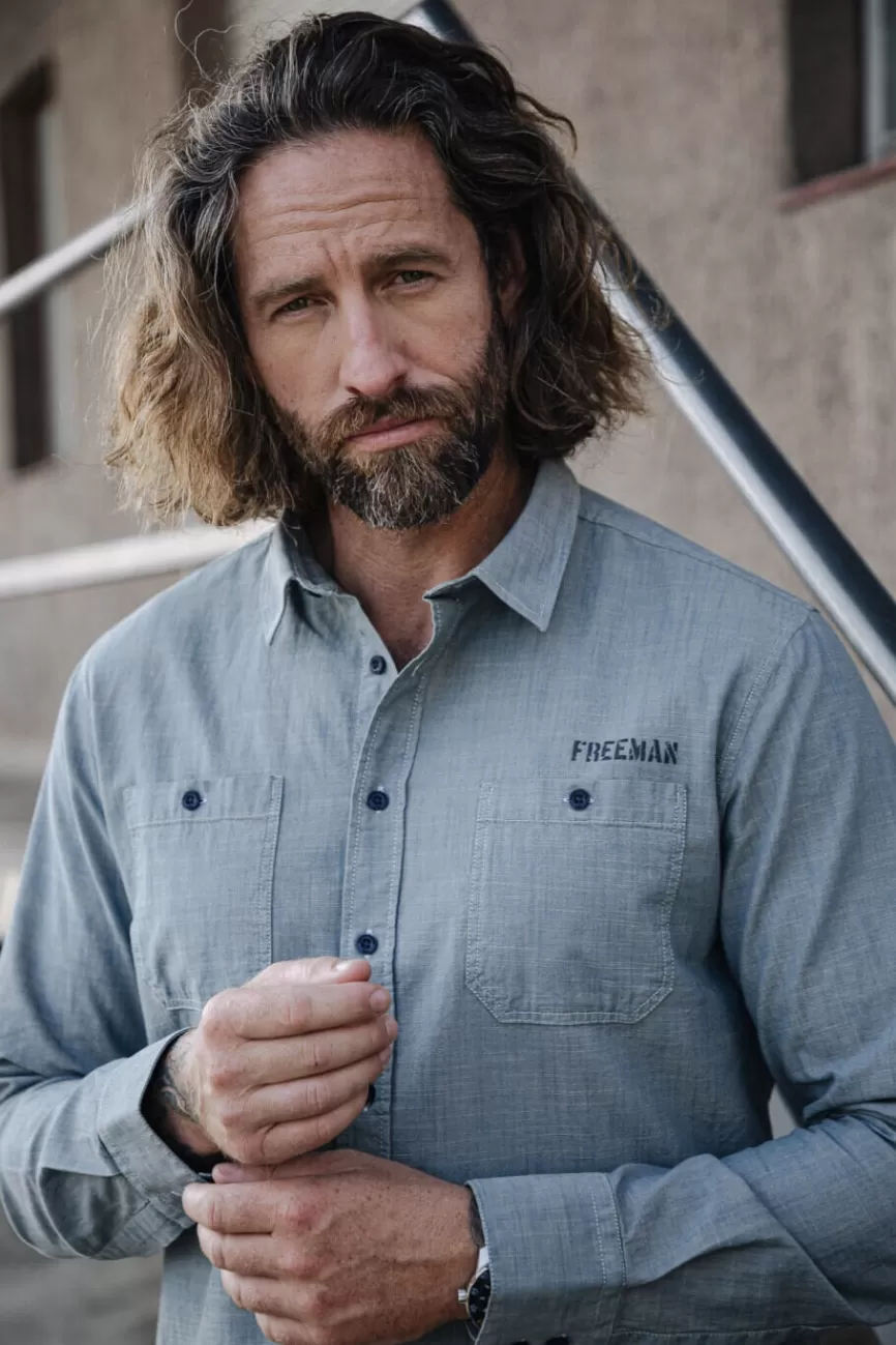 Jean droit Freeman T. Porter - Modèle Glenn ML en toile denim résistante pour homme (style décontracté ajusté)