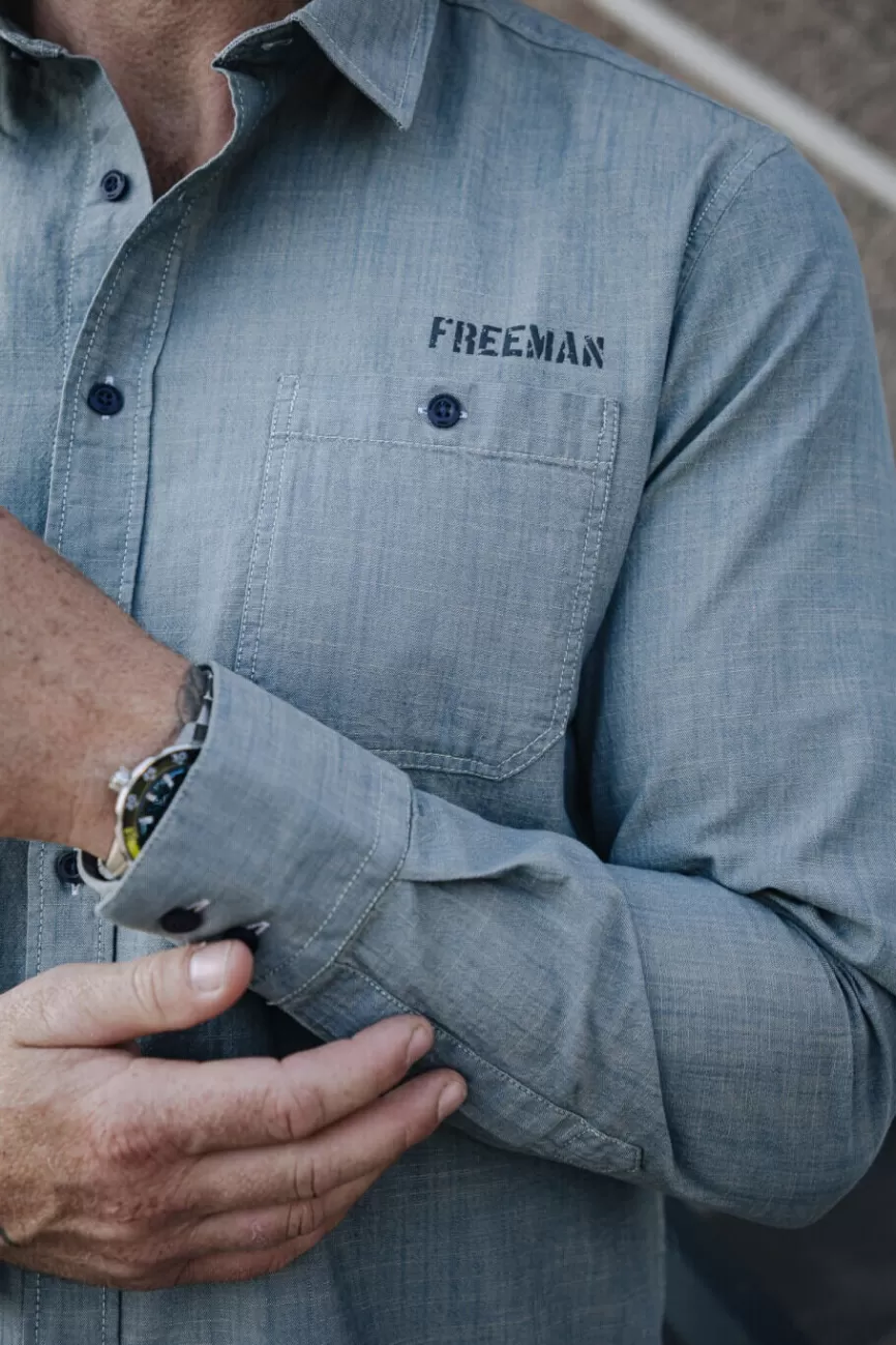 Jean droit Freeman T. Porter - Modèle Glenn ML en toile denim résistante pour homme (style décontracté ajusté)