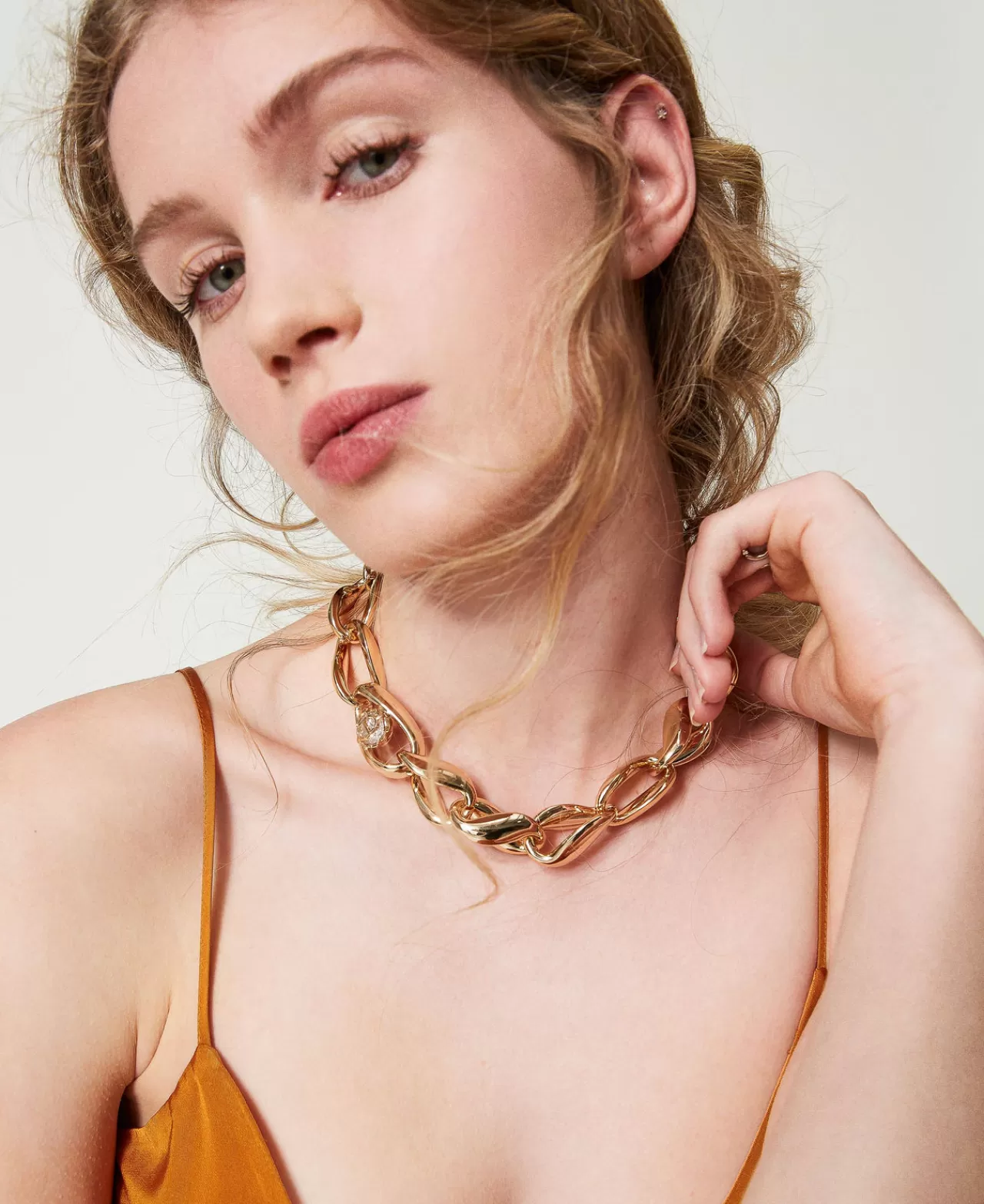 Collier Milano TWINSET - Chaîne ajustable à maillons pour port près du cou