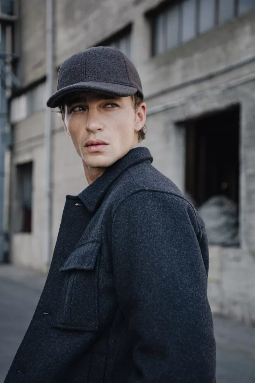 Parka Homme Izak Woolen Freeman T. Porter – Veste en Laine Élégante Style Intemporel avec Détails Couture Premium | Manteau Urbain Confortable pour Look Décontracté Chic