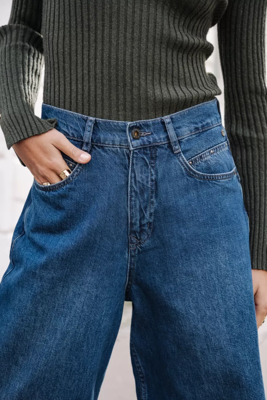 Jeans Slim Taille Haute Freeman T. Porter - Modèle Jane en Denim Authentique pour Femme - Coupe Confort Exceptionnel