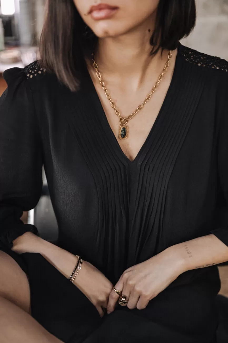 Freeman T. Porter - Escarpins Juna pour Femme en Cuir Souple, Modèle Uni avec Détail Minimaliste