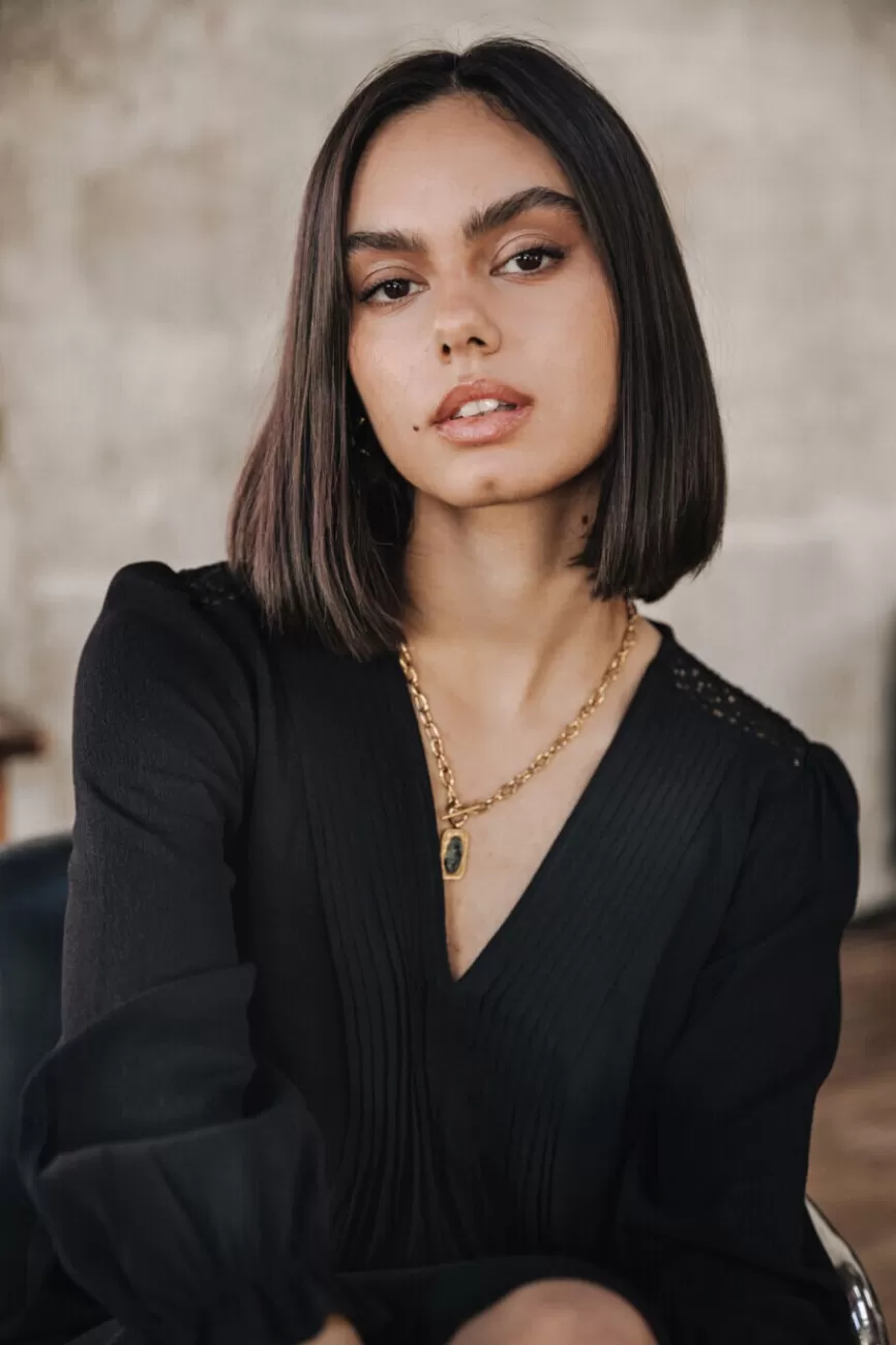 Freeman T. Porter - Escarpins Juna pour Femme en Cuir Souple, Modèle Uni avec Détail Minimaliste