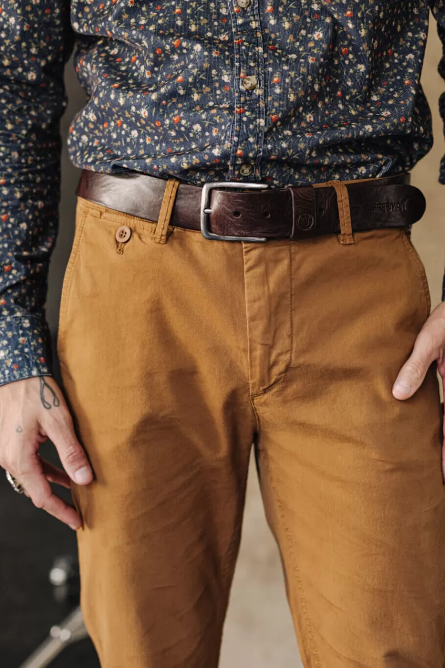 Élégantes chaussures homme Freeman Timber Porter - Modèle Mathis Bonito en cuir souple, semelles ergonomiques pour style décontracté ou cérémoniel. Collection printemps-été disponible en finition mat & brillant.