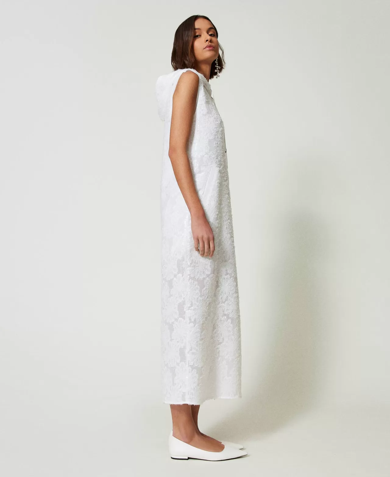 Robe Longue Élégante TWINSET Milano - Paillettes Intégrales pour une Nuit Scintillante