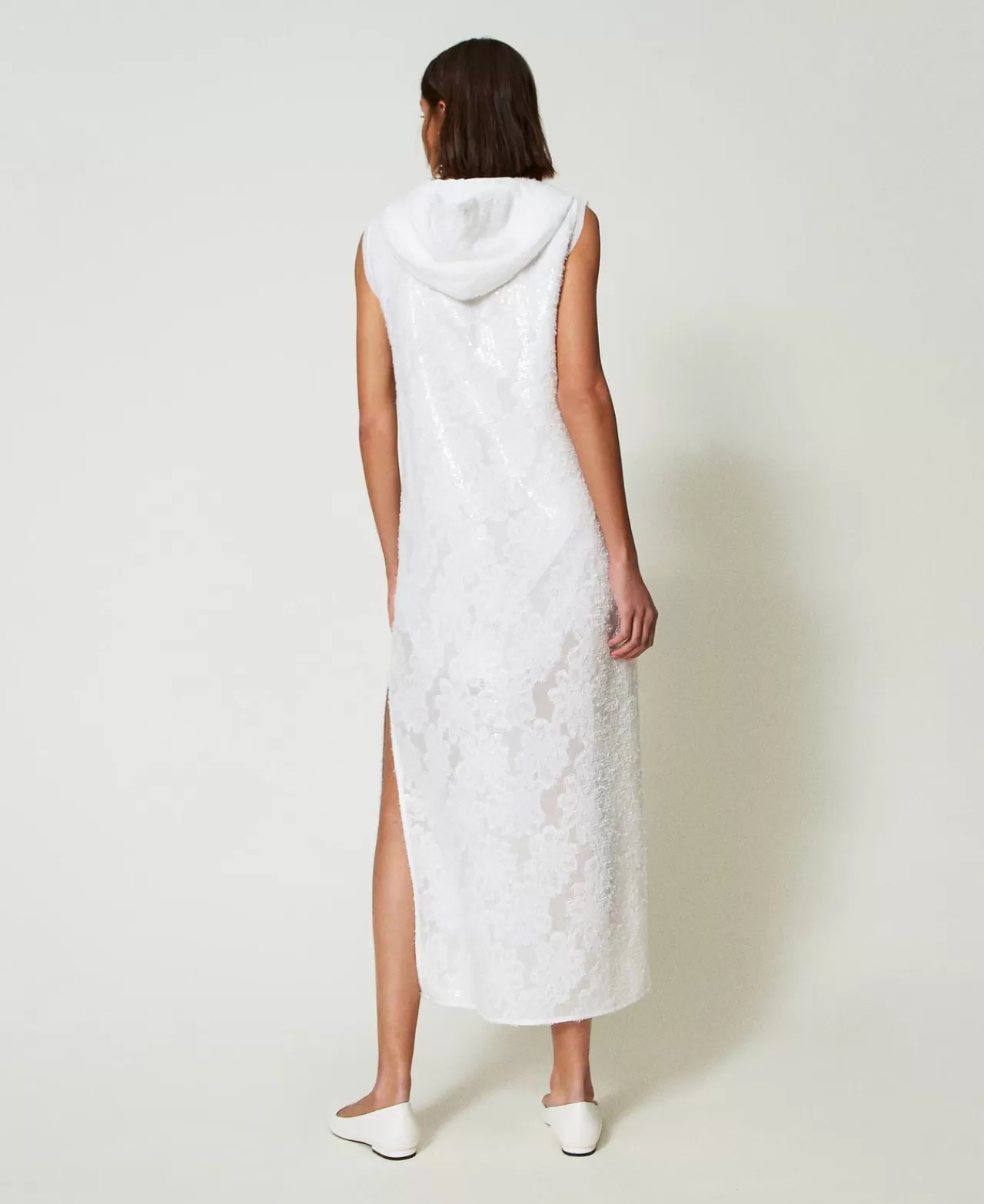 Robe Longue Élégante TWINSET Milano - Paillettes Intégrales pour une Nuit Scintillante