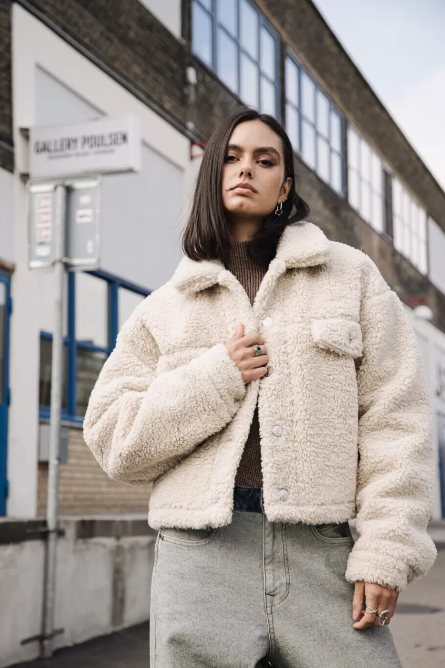 Élégante Veste Freeman T. Porter en Fourrure Merine - Style Hiver pour Femme