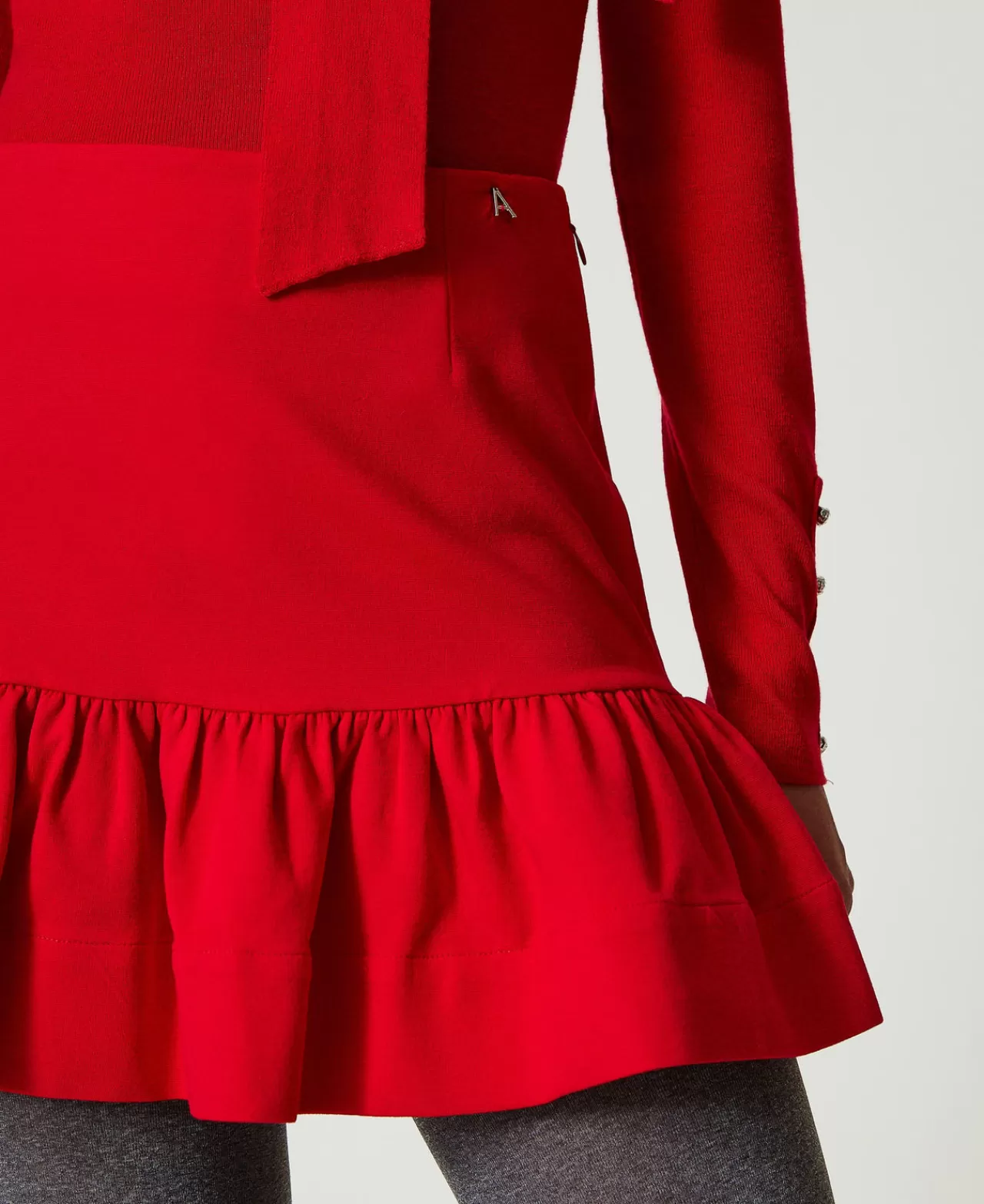 Jupette TWINSET Milano à volants légers - Nouvelle coupe printanière