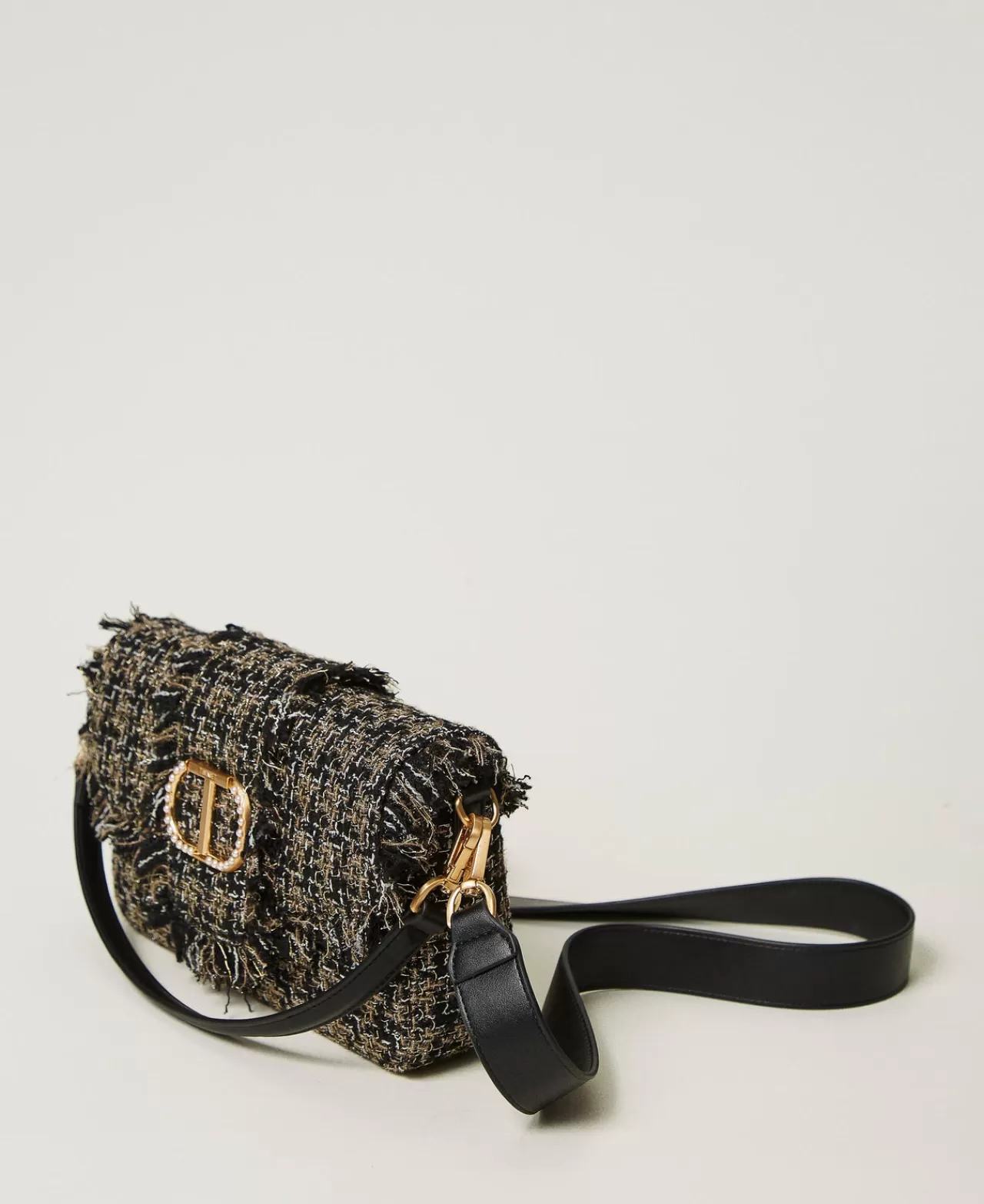 Sac bandoulière Amie en tweed élégant - Taille moyenne par TWINSET Milano