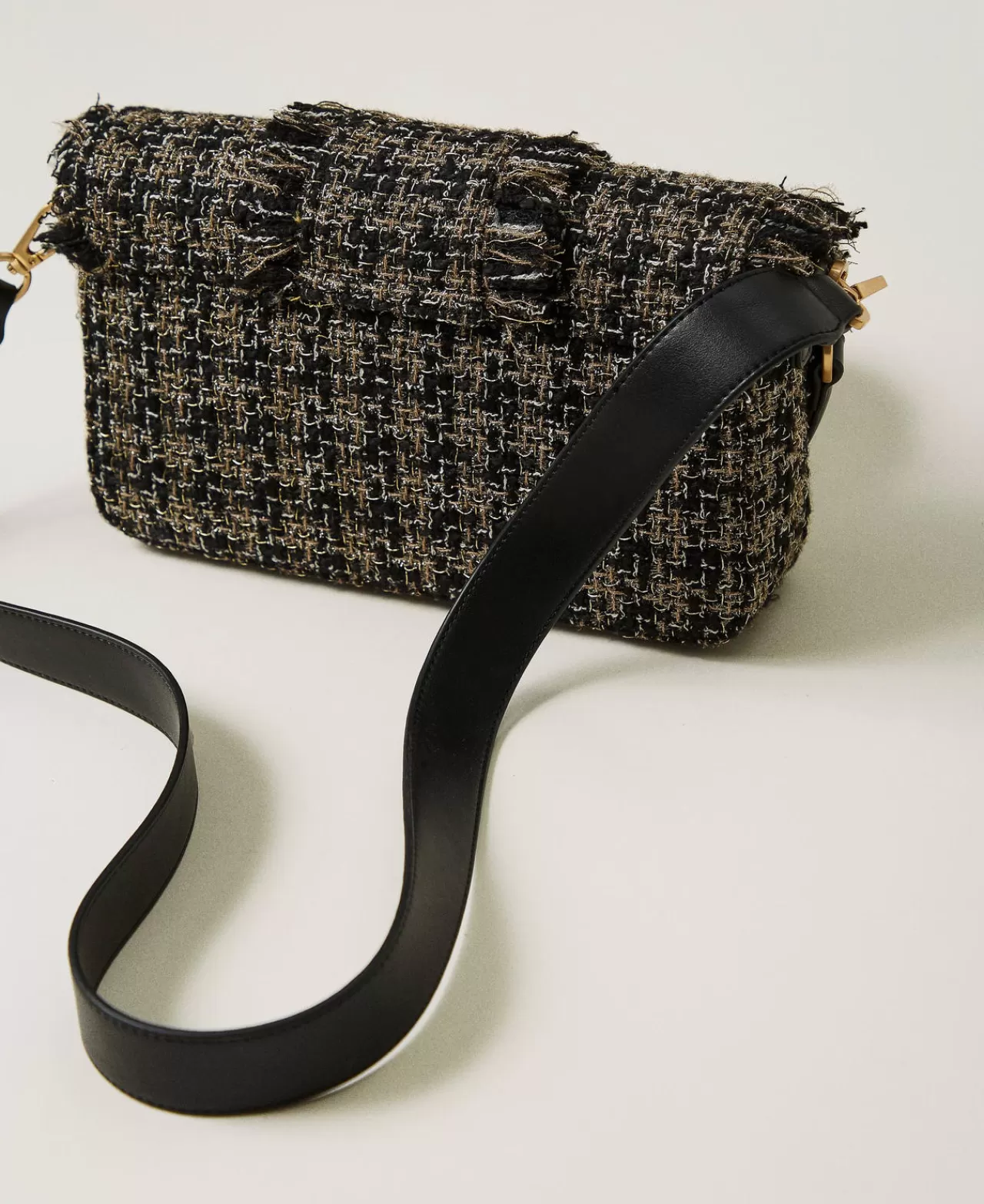 Sac bandoulière Amie en tweed élégant - Taille moyenne par TWINSET Milano