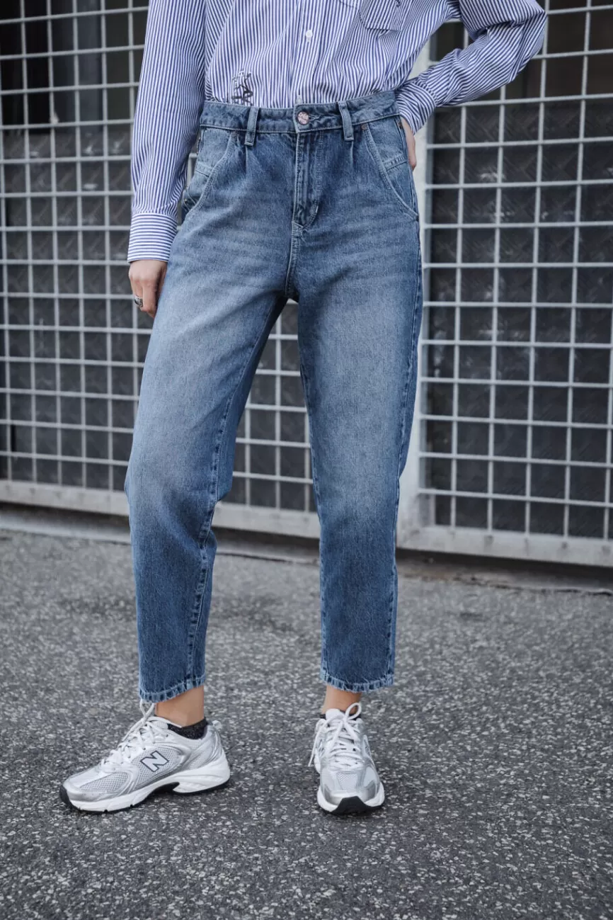 Freeman T. Porter - Jean Natasha, Style Décontracté Chic pour Femme avec Détails Embellis