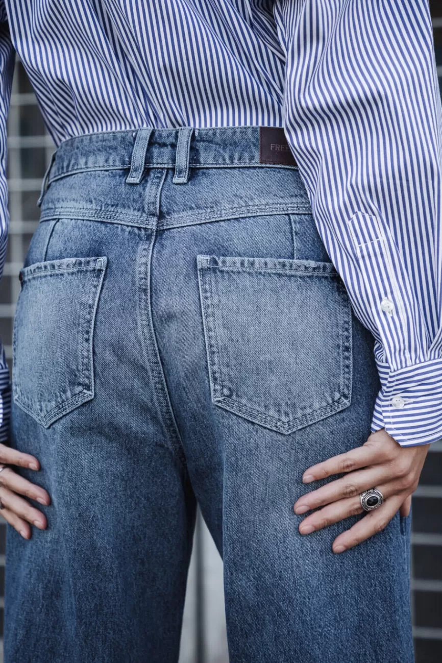 Freeman T. Porter - Jean Natasha, Style Décontracté Chic pour Femme avec Détails Embellis