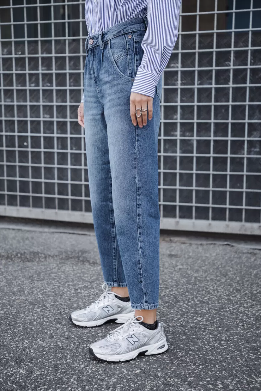 Freeman T. Porter - Jean Natasha, Style Décontracté Chic pour Femme avec Détails Embellis