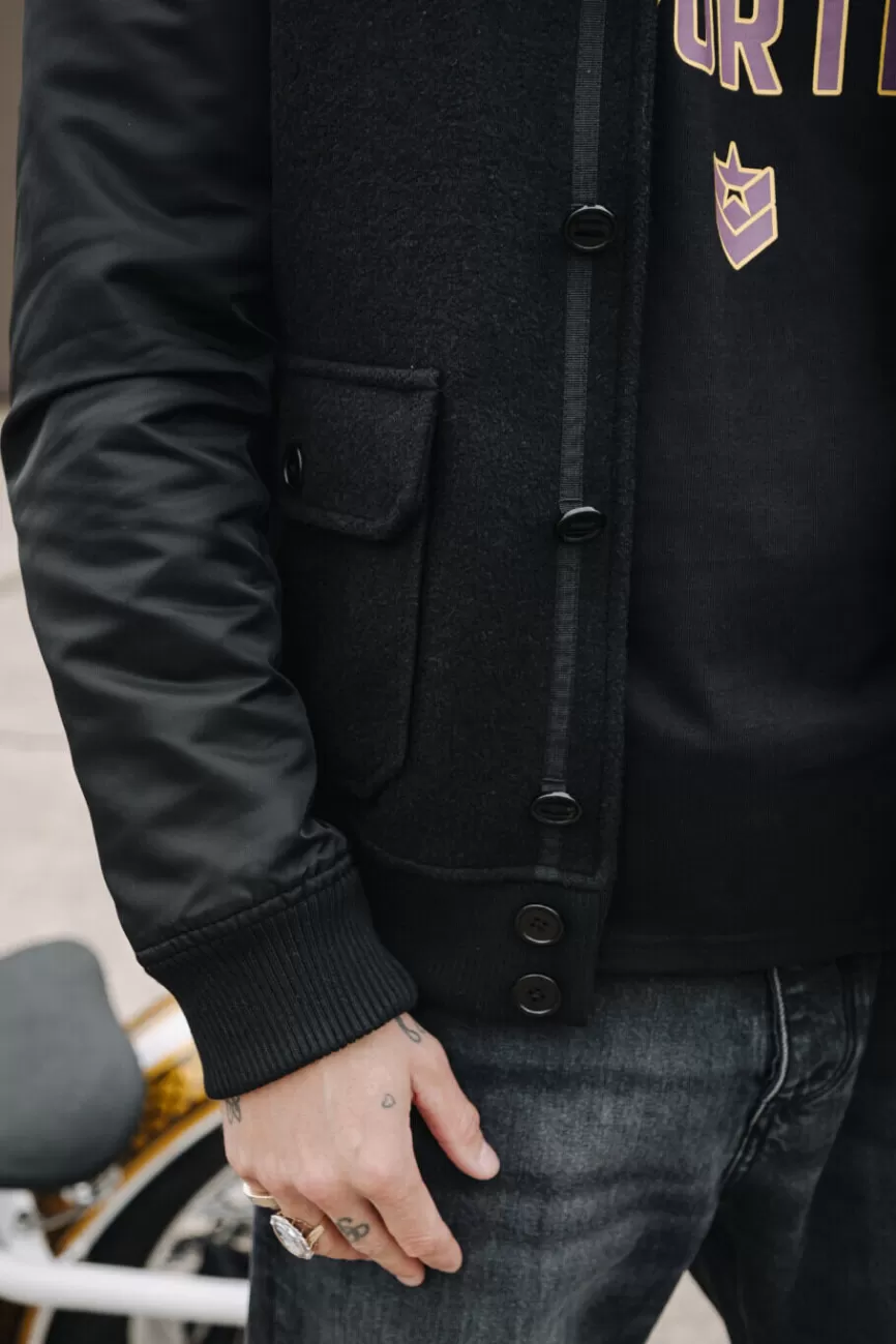Écharpe en Mélange Laine - Freeman T. Porter Ned Pour Homme (Style Urbain)