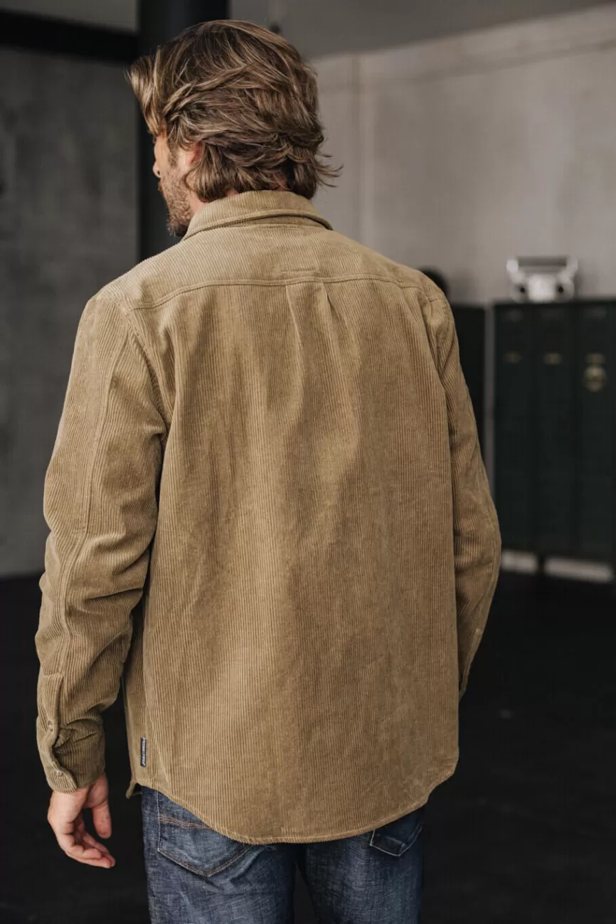 Veste Homme Freeman & Porter - Modèle Paolo en Velours Côtelé Durable - Style Urbain Moderne