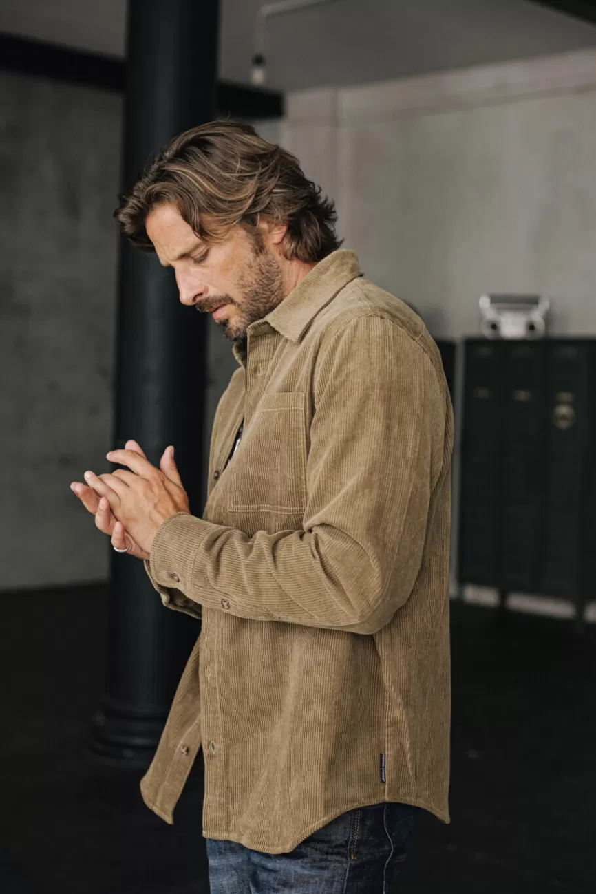 Veste Homme Freeman & Porter - Modèle Paolo en Velours Côtelé Durable - Style Urbain Moderne