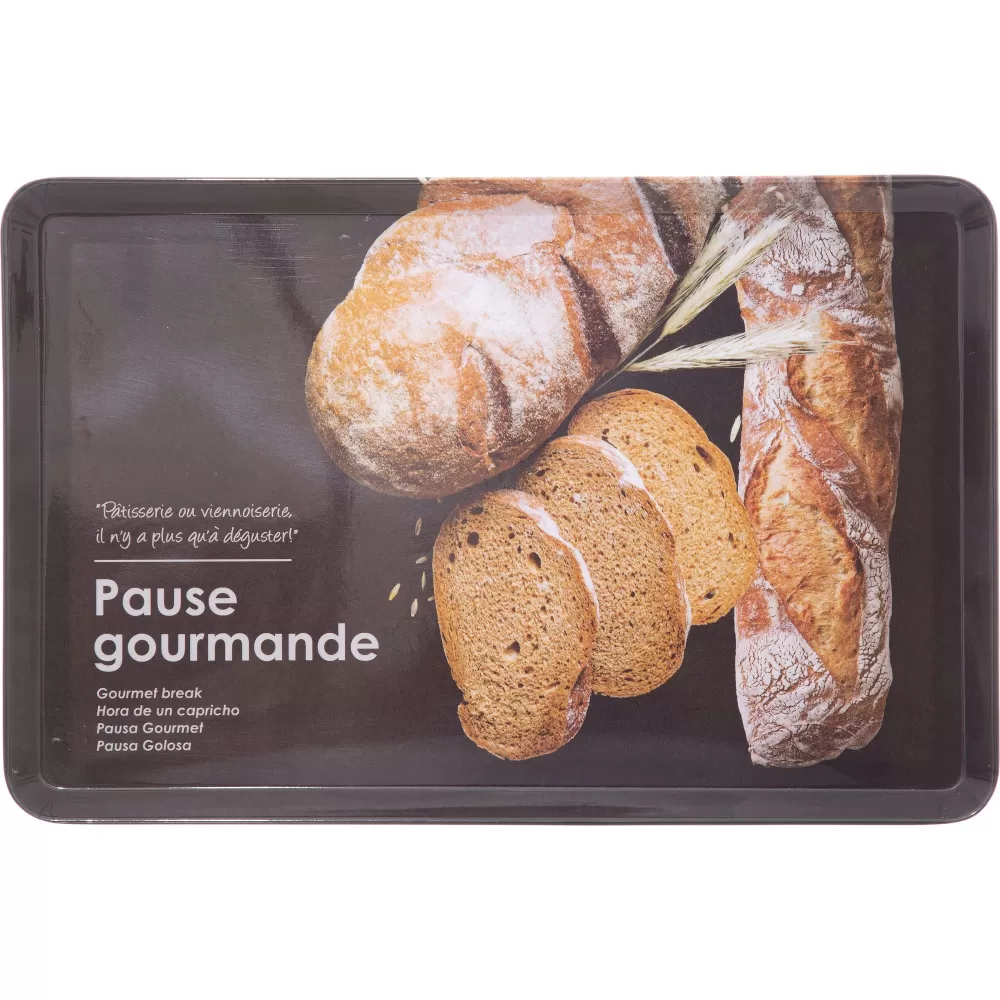 Set de 5 Plateaux Modulables Noir Relief - Format 45 x 30 cm - Organisation Pratique & Design Contemporain