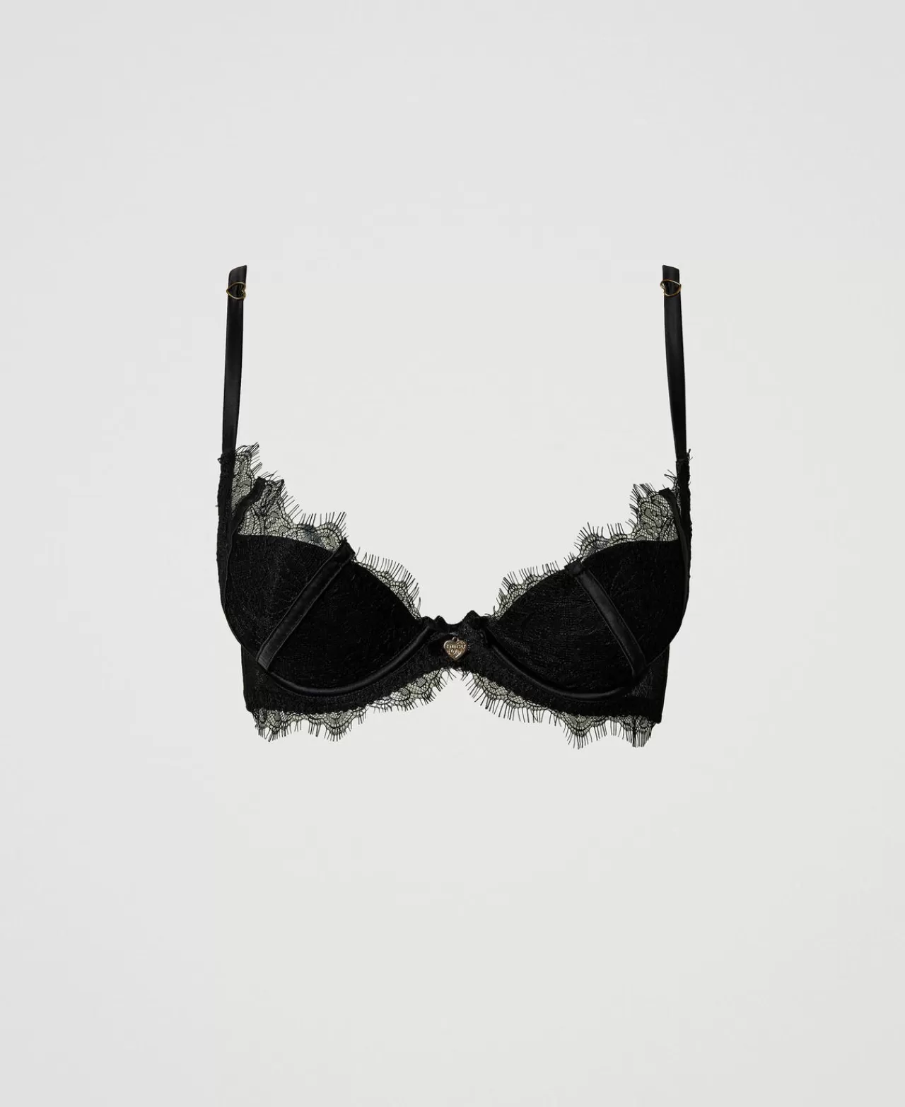 TWINSET Milano - Soutien-gorge pigeonnant féminin en dentelle et satin doux