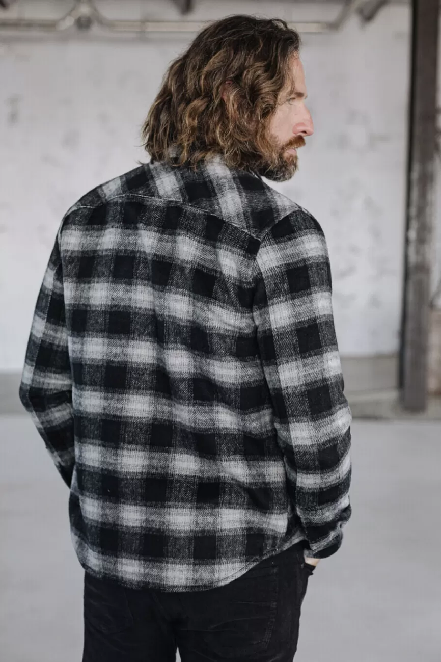 Veste Corbeau en Tweed Donegal – Manteau Freeman Porter pour Homme – Style Décontracté-Élégant avec Tissu en Laine Irlandaise Authentique – Tenue Hiver 2024