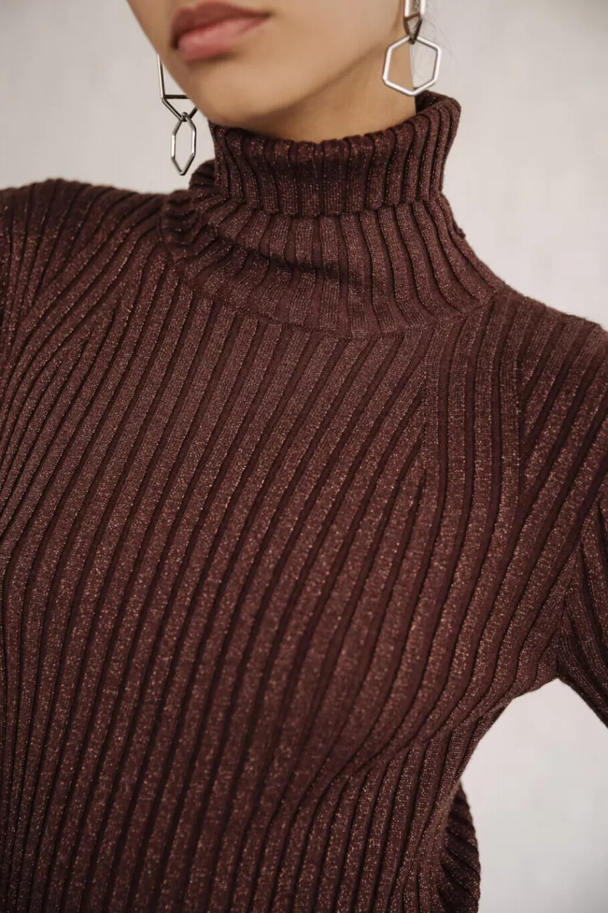 Pull Femme Freeman T. Porter en Lurex Métallisé - Collection Exclusive Rummy