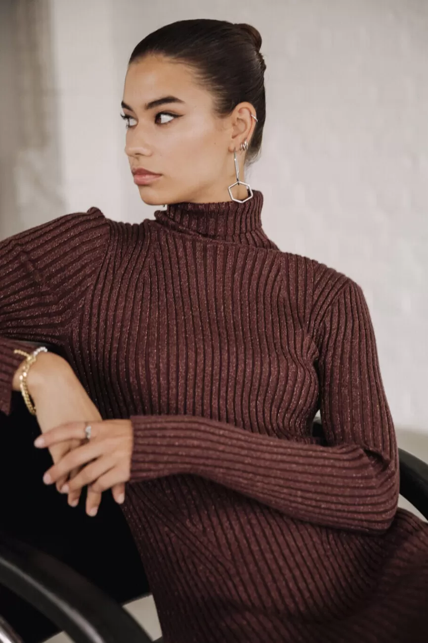 Pull Femme Freeman T. Porter en Lurex Métallisé - Collection Exclusive Rummy