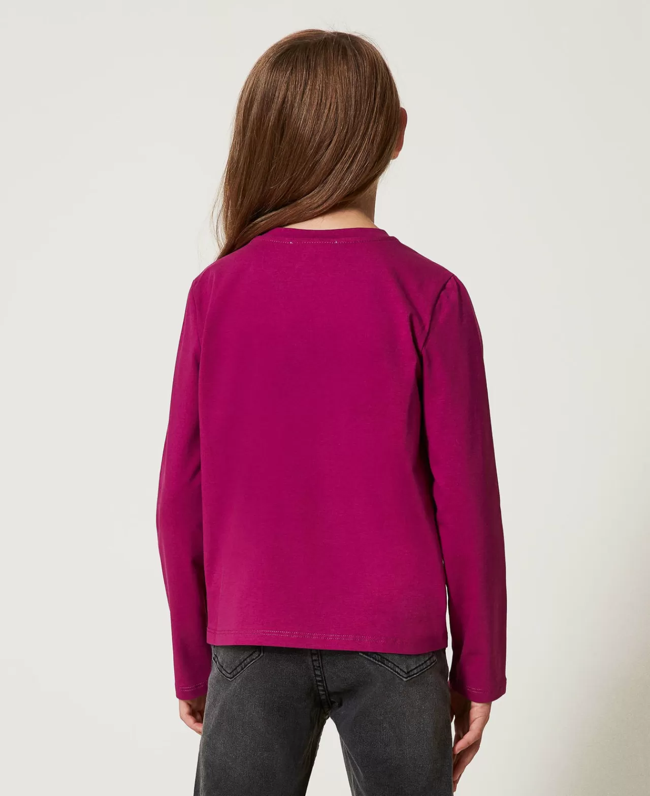 Élégante Chemise TWINSET Milano - Motif Artistique et Finitions Pailletées pour une Silhouette Brillante
