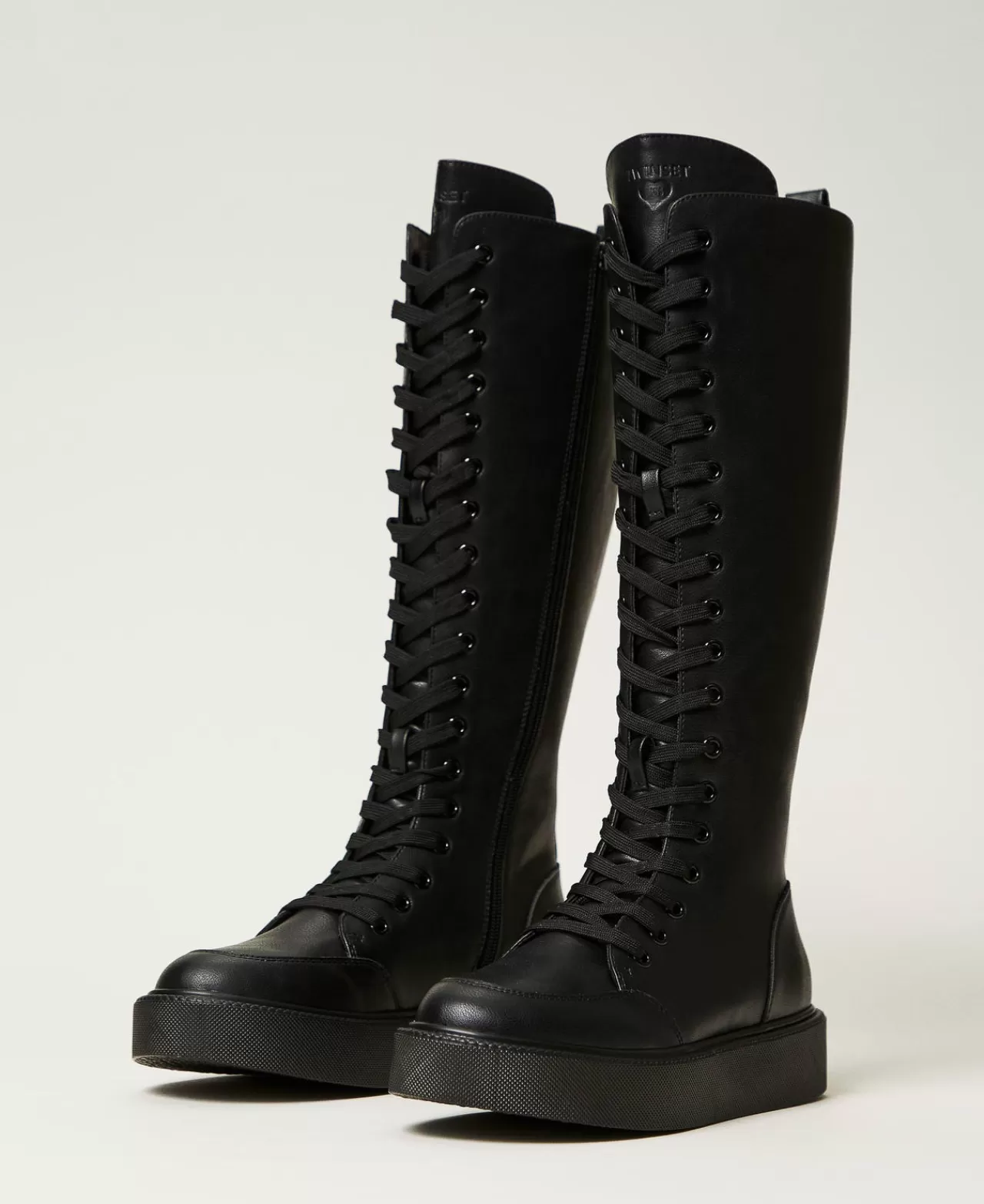 Bottines-Sneakers Milano TWINSET – Lacets Design Urbain – Hiver 2024 – Mixte Confort Élégant