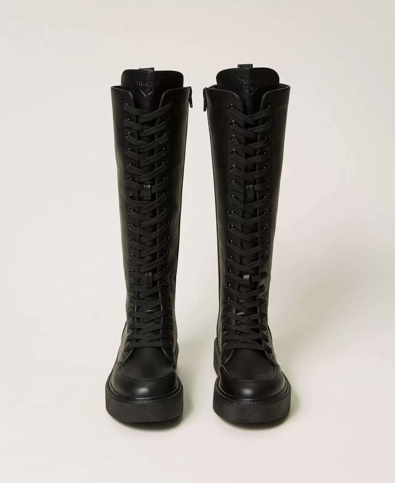 Bottines-Sneakers Milano TWINSET – Lacets Design Urbain – Hiver 2024 – Mixte Confort Élégant