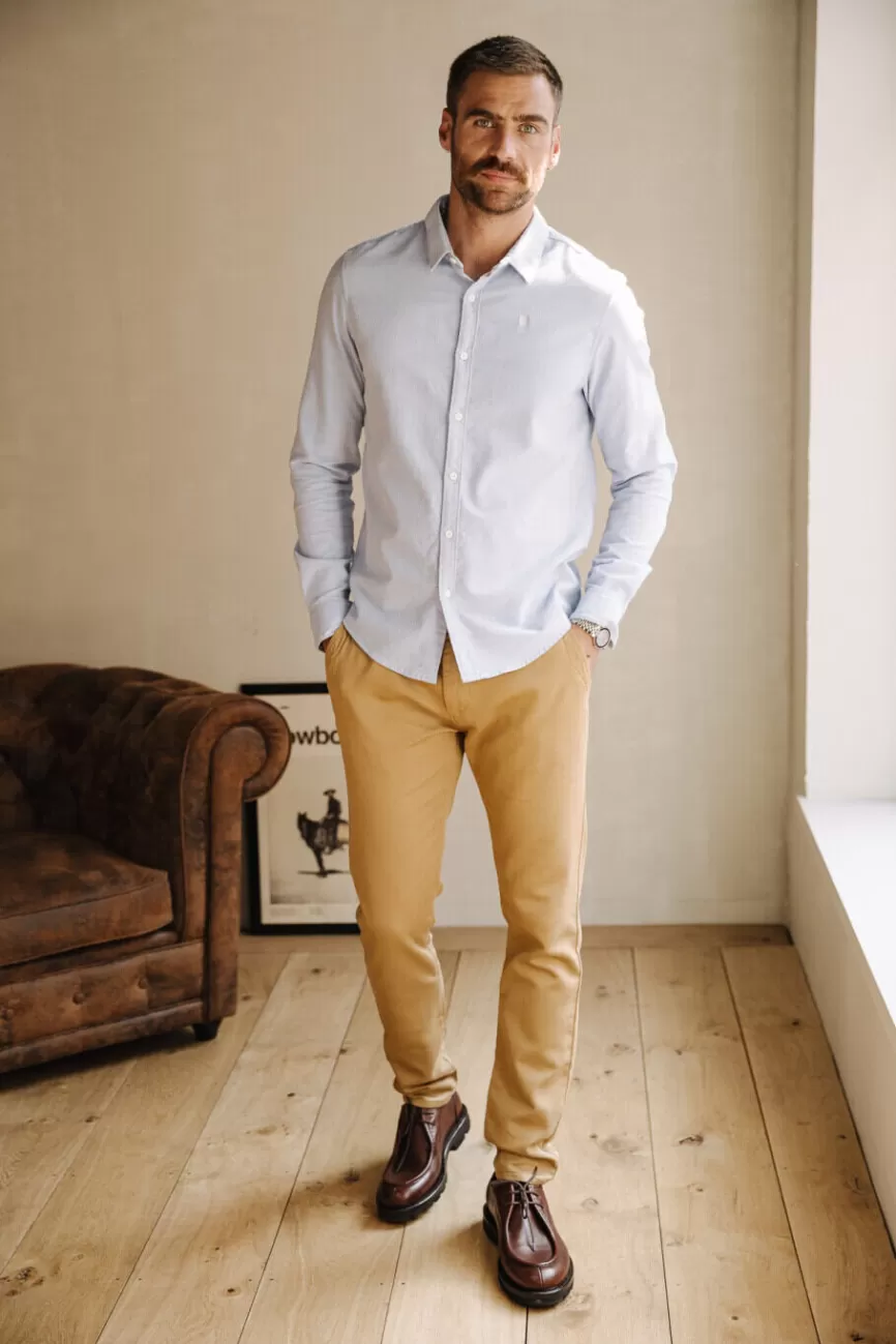 Découvrez les Chaussures Freeman T. Porter Yoris Oxford Homme - Cuir Brossé avec Détails élégants