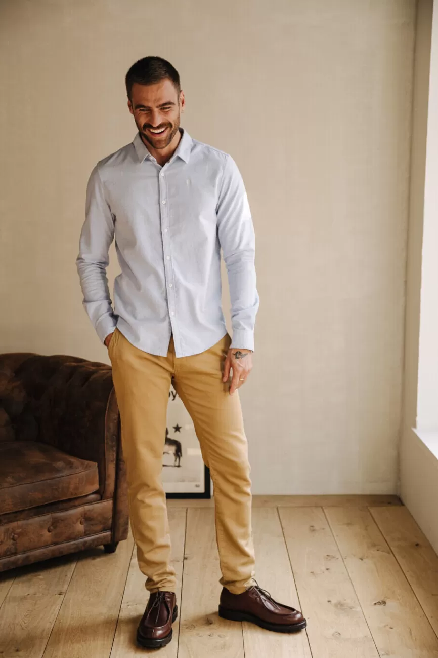 Découvrez les Chaussures Freeman T. Porter Yoris Oxford Homme - Cuir Brossé avec Détails élégants