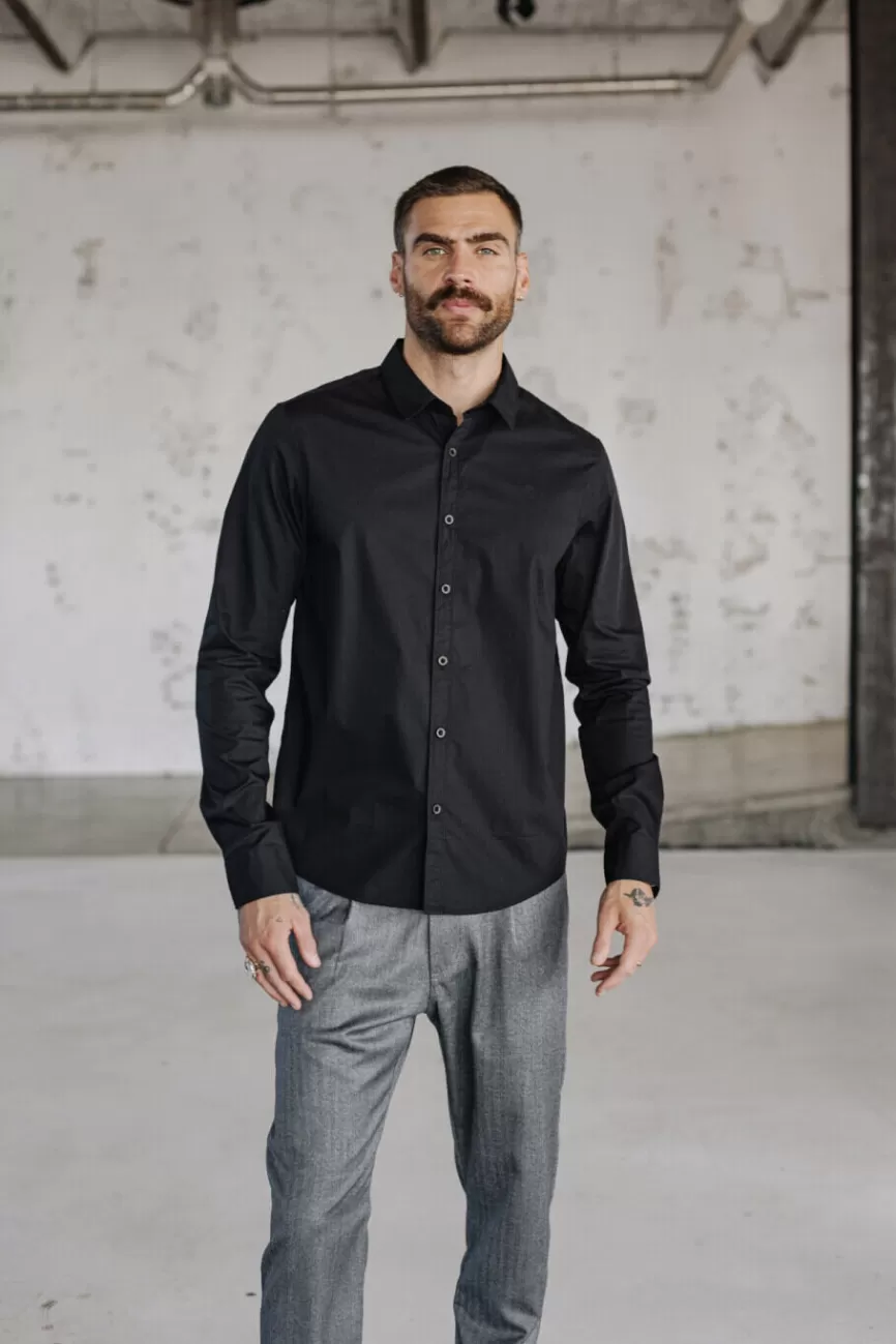 Pantalon Homme Yoris - Tissu Stretch Poplin Léger par Freeman T. Porter - Coupe Moderne & Confort Respirant