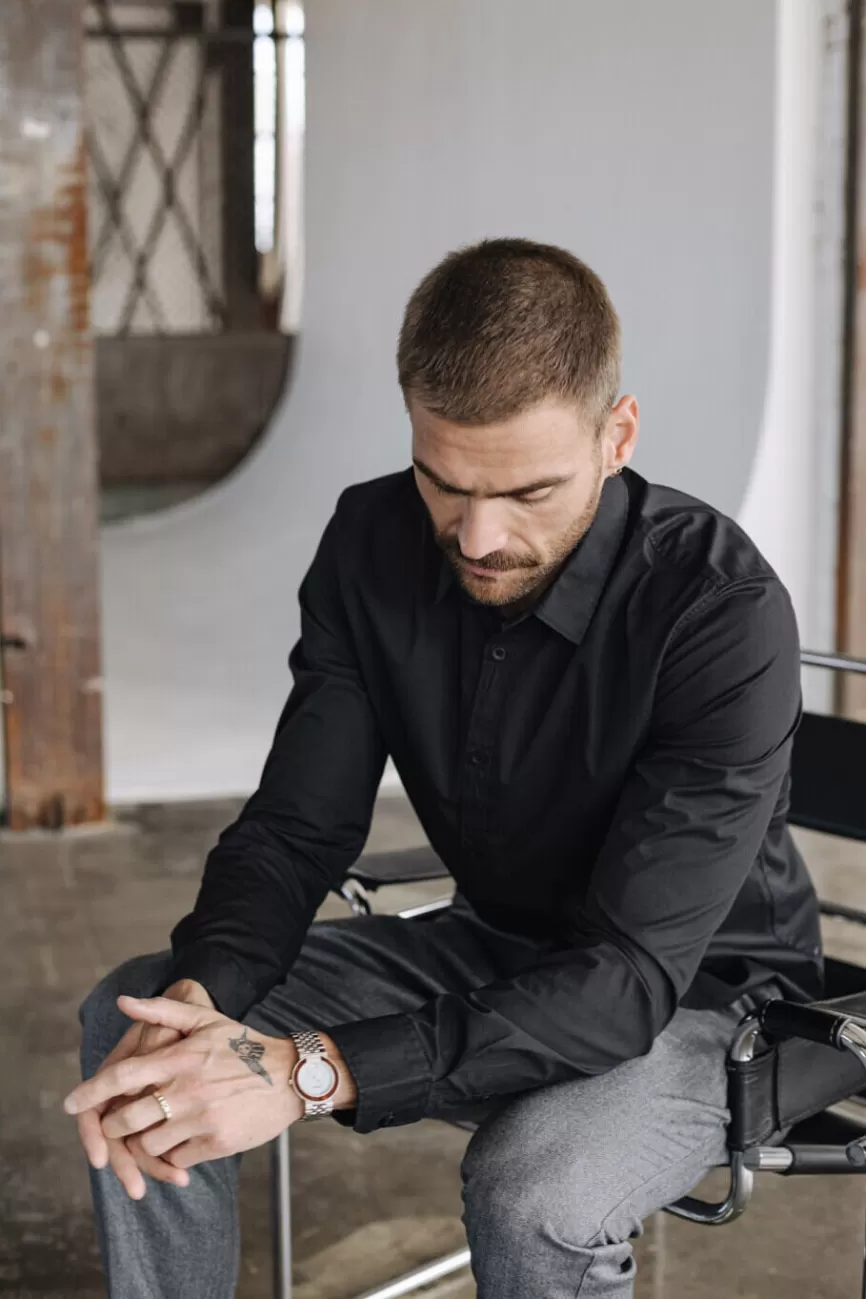 Pantalon Homme Yoris - Tissu Stretch Poplin Léger par Freeman T. Porter - Coupe Moderne & Confort Respirant