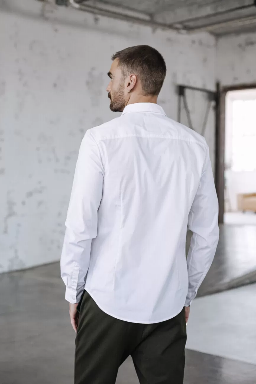 Freeman T. Porter - Pantalon Slim Yoris en Poplin Stretch Pour Homme - Confort Élégant au Quotidien