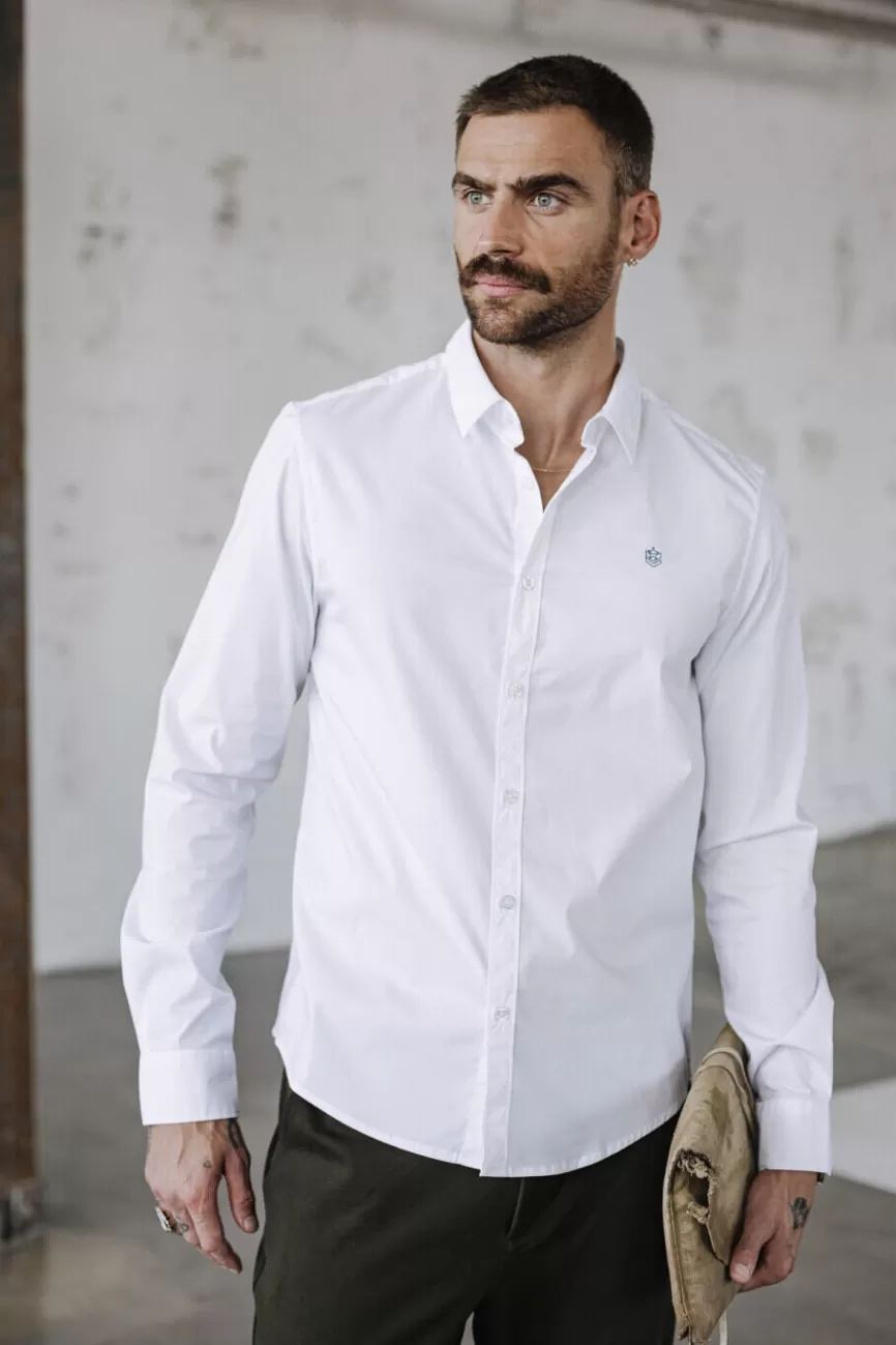 Freeman T. Porter - Pantalon Slim Yoris en Poplin Stretch Pour Homme - Confort Élégant au Quotidien