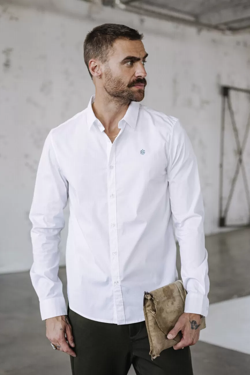 Freeman T. Porter - Pantalon Slim Yoris en Poplin Stretch Pour Homme - Confort Élégant au Quotidien